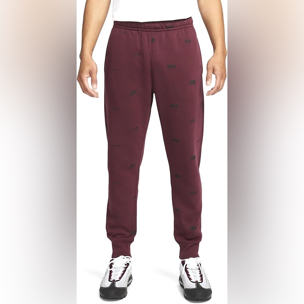 NWOT Nike mens all over print joggers M